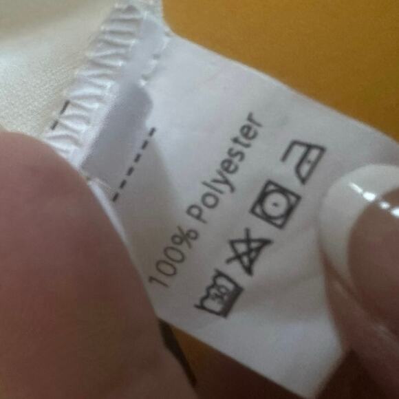 NWOT White Ruffle Blouse Sz. 2XL - Picture 5 of 5